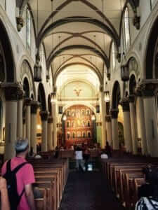 Bruce in Santa Fe church